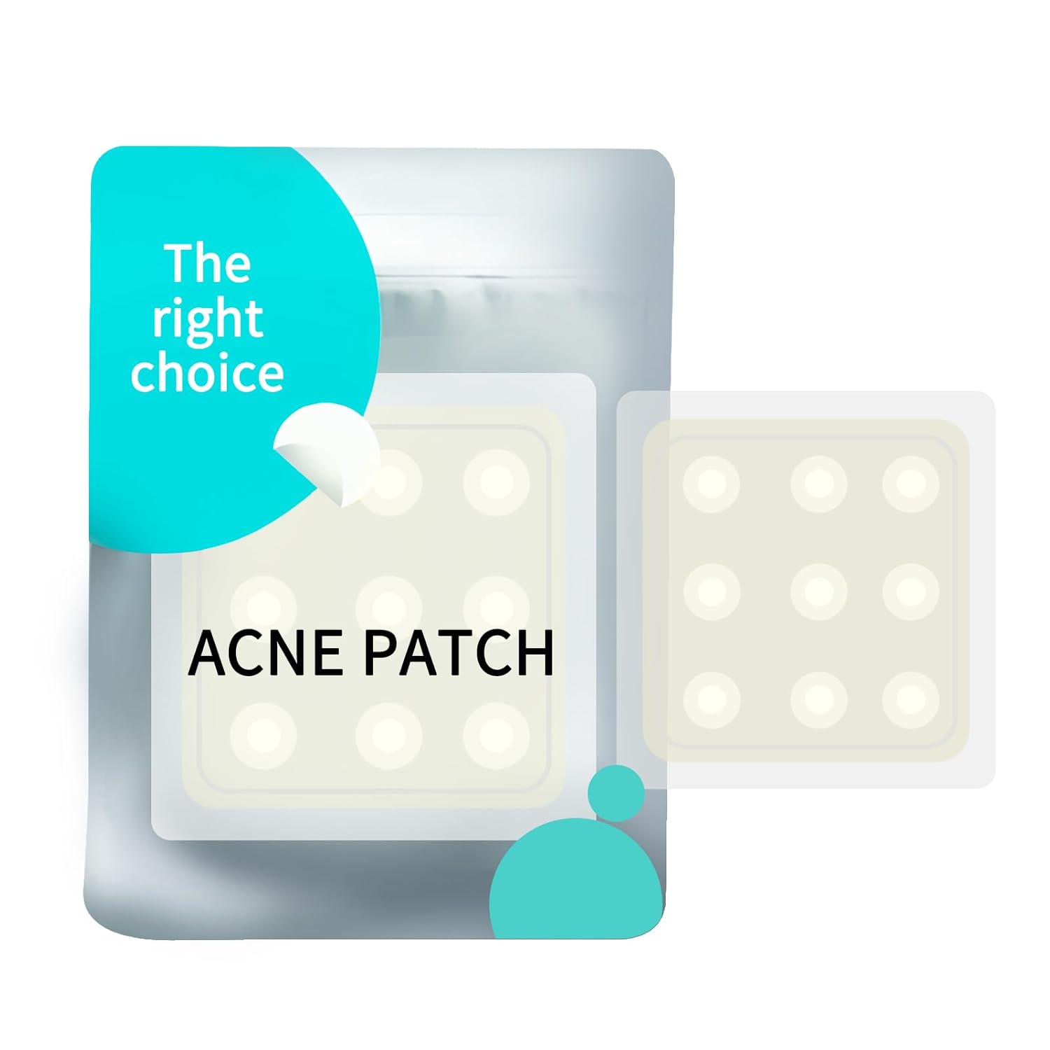 Hydrocolloid Acne Pimple Patch for Covering Zits and Blemishes Spot Stickers for Face and Skin Microdarts Pimple Patches