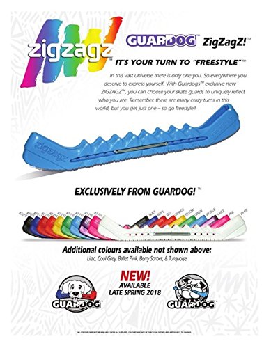Protège-patins Guardog Zigzagz violets pour lames de patinage artistique - 3