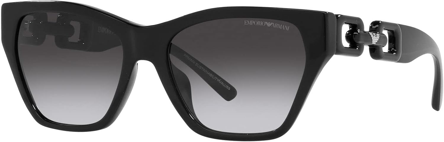 Emporio Armani womens Ea4203u Universal Fit Cat Eye Sunglasses