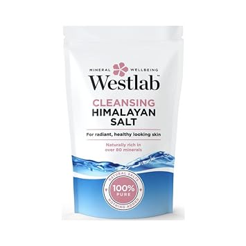 Westlab Cleansing Himalayan Bath Salt Pouch, 1Kg