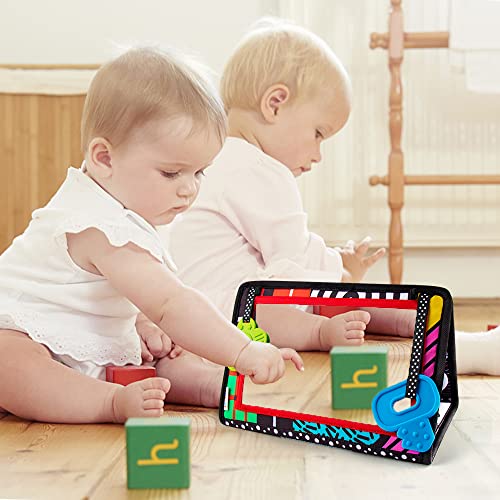 Teytoy HJC10205TT65 Tummy Time Mirror Infant Toys Newborn Toys 0-3 Months Brain Developmental Baby Mirror Tummy Time Toys Black And White High Contrast Baby Toys 4 6 9 12 Month Boys Girls Crawling Sensory Toy thumb #5