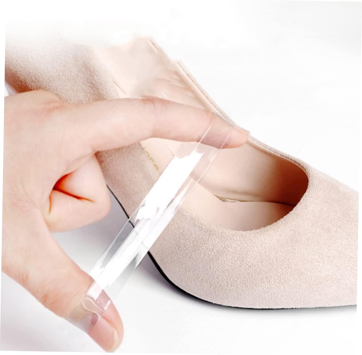 40 Pairs Anti Drop High Heels Transparent Heel Straps High Heel Supply Shoe Supplies Professional Heel