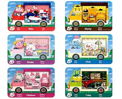 PEMY - Tarjetas NFC compatibles con Animal Crossing New Horizons - Lote de 6 aldeanos Sanrio Rares - Compatible con Nintendo Switch/Lite/2/New 3DS/Wii U - con caja de almacenamiento | Ya disponible en tu tienda friki favorita! En mundofriki.es! PEMY - Tarjetas NFC compatibles con Animal Crossing New Horizons - Lote de 6 aldeanos Sanrio Rares - Compatible con Nintendo Switch/Lite/2/New 3DS/Wii U - con caja de almacenamiento | Ya disponible en tu tienda friki favorita! En mundofriki.es!