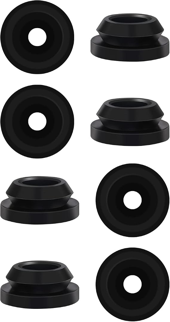 YOUNGSAY 30 Pezzi Passacavi in Silicone, Rotondi Passacavo Flessibile in Silicone, 25 mm Passacavo in Silicone, Adatto per la Gestione Dei Cavi Sul Desktop (3 Colori
