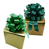 GiftWrap Etc. Big Gift Basket Pull Bows - 8" Wide, Set of 9, Memorial Day, 4th of July, Graduation, Spring, Father's Day, Summer, Wreath, Anniversary, Assorted Colors, Birthday Presents, Holiday Decor