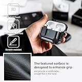 RFUNGUANGO compatible with AirPods Pro 2nd case protective case with cleaning kit, military hard shell protective case with lock for AirPod Pro case(2023/2022/2019),Black - Image 3