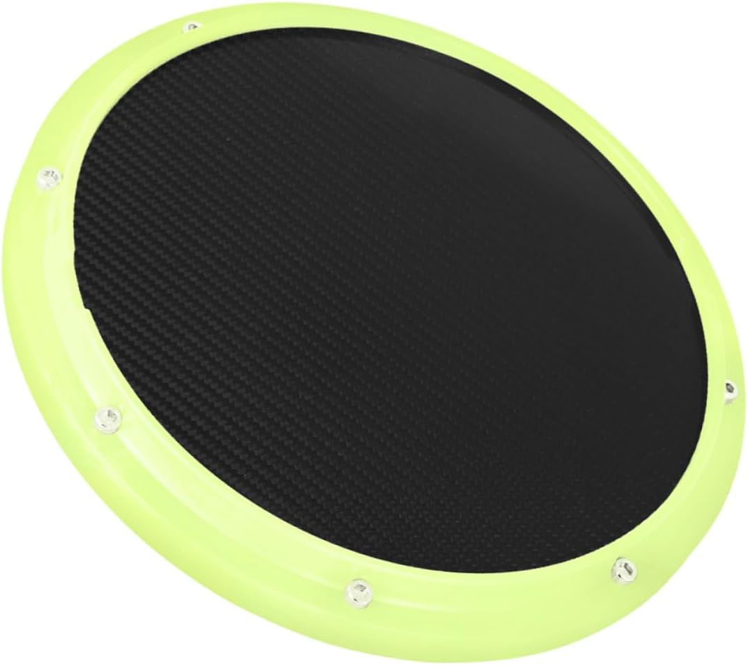 Carbon Fiber Practice Pad Electronic Drum Pad for Boys and Girls Metronome Yellow