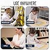 Essex Wares - 5 Pack, Yellow, Job Ticket Holders, 10" Wide x 13.5" Tall - Clear Plastic Shop Ticket Holders - Easy to Use, Reusable & Easy Erase Plastic Invoice Holders, Water-Resistant & Durable #4