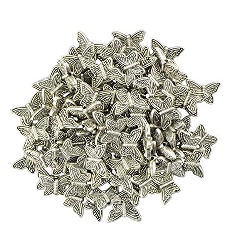 SNAPPSY 3x50 Pieces Butterfly Shape Loose Spacer Beads DIY Jewelry Making Findings-image-19