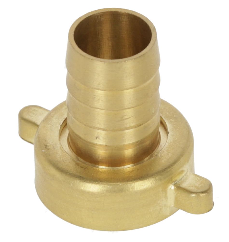 Kerbl Hose Fitting 2-Piece Inner Thread 1 Inch x Nozzle 3/4 Inch Brass
