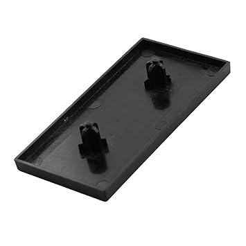 ELECTROPRIME Black T-Slotted Aluminum Profile Extrusion End Cap 80mm x 40mm