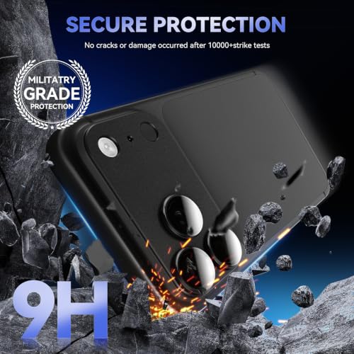 Gnxep Metal Camera Lens Protector for iPhone 18 Pro, 2 Pack Black - image 7