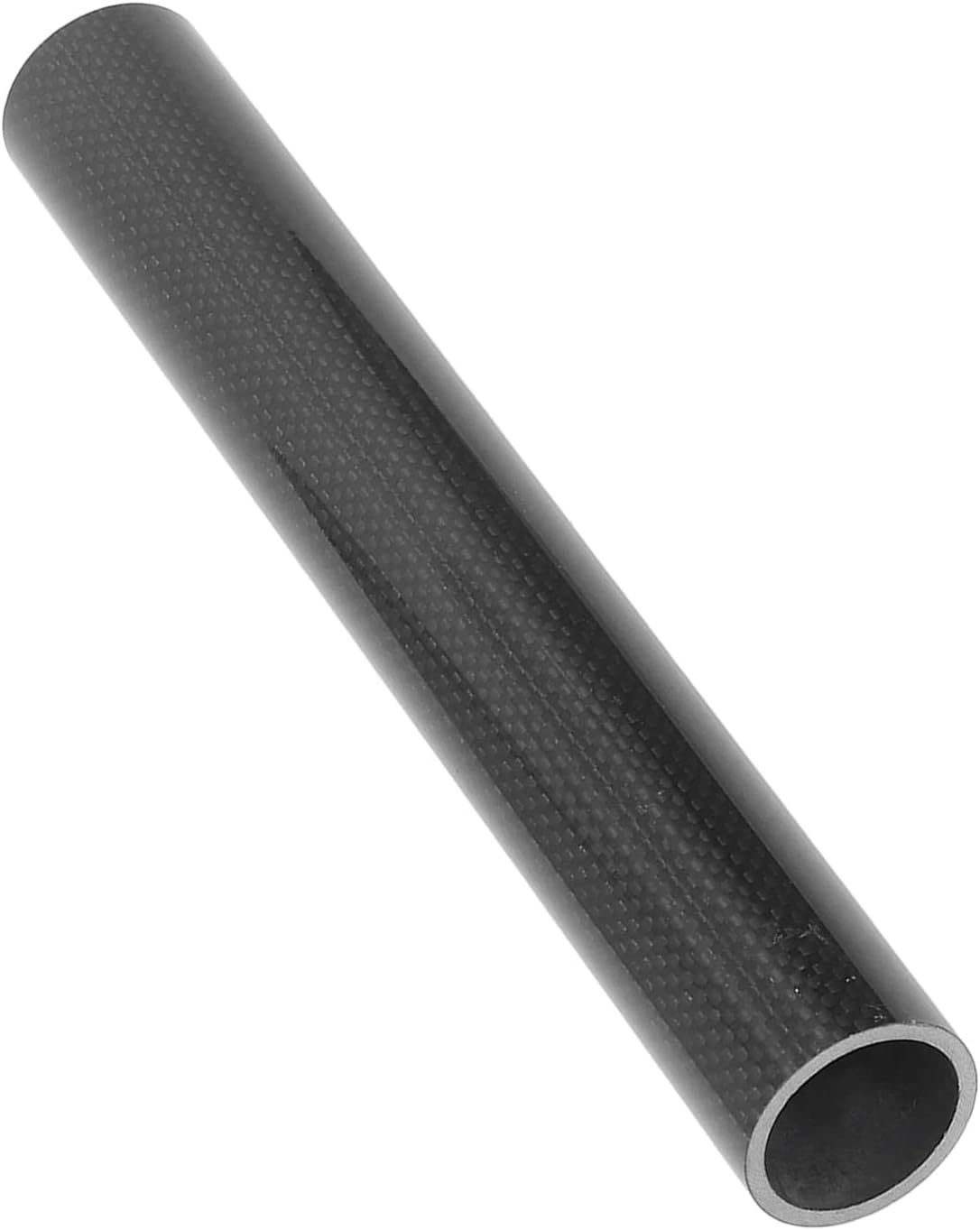 25cm 28.6mm Bike Front Fork Spacer, Glossy 3K Carbon Fiber Bicycle Headset Spacer, Heat Resistant and Wear Resistant Washer for Mountain Road Bikes, Smooth Edges with Exquisite Wor
