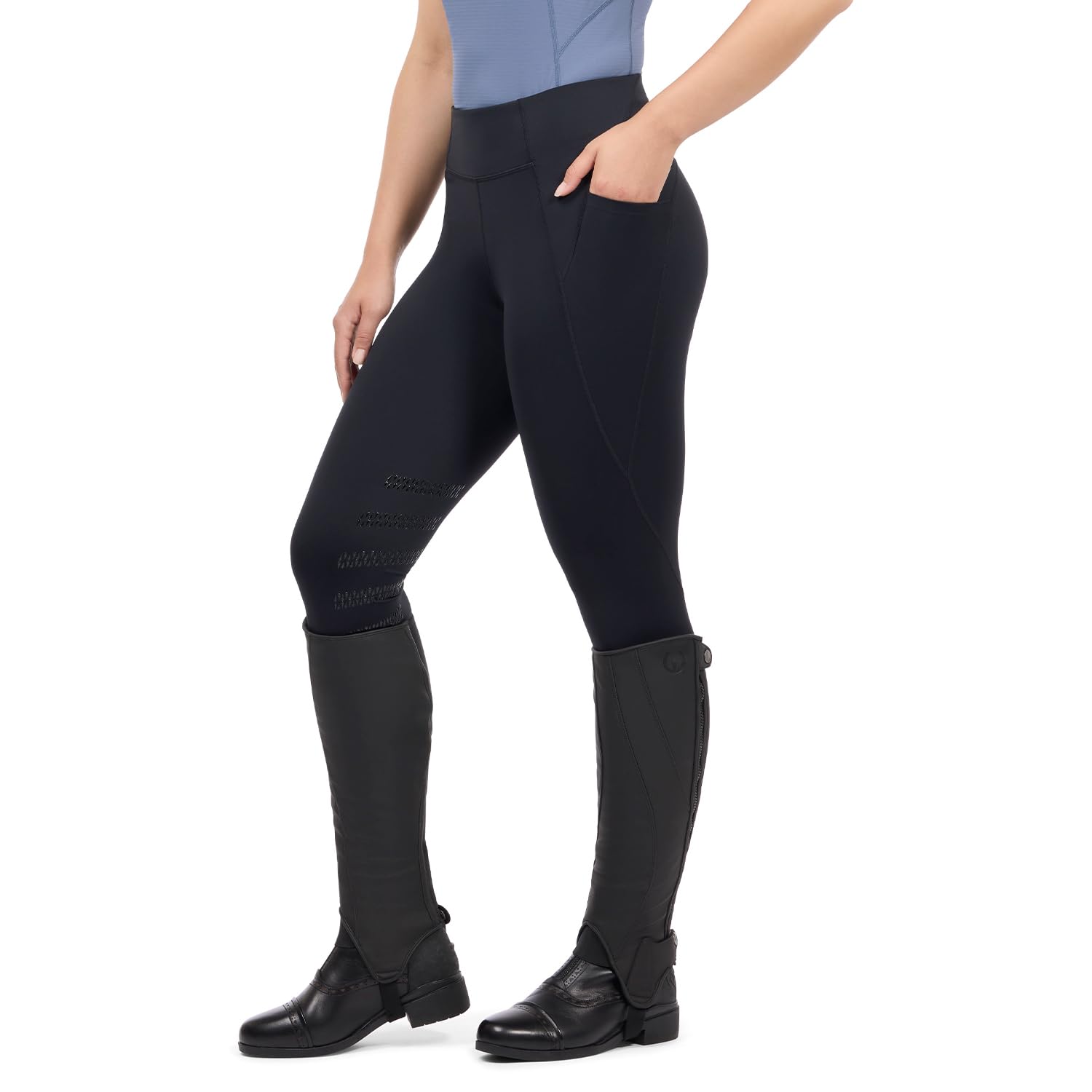 Kerrits Women's Coolcore PowerLite Knee Patch Pocket Riding Tight