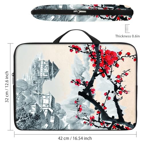 Funda para laptop 17 pulgadas con asa y protección miniatura 2