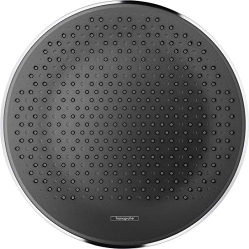 hansgrohe Rainfinity - Soffione doccia, Doccia a pioggia rotondo (⌀ 360 mm) con 1 getto per montaggio a parete, con funzione anticalcare, cromo, 26230000