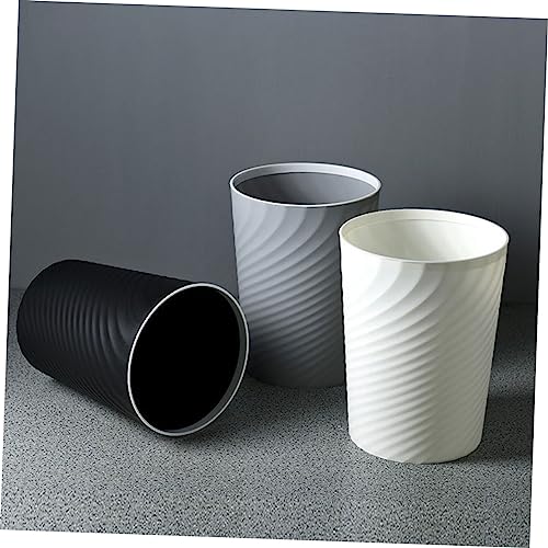 Caneca de basura rectangular para cocina negra miniatura 3