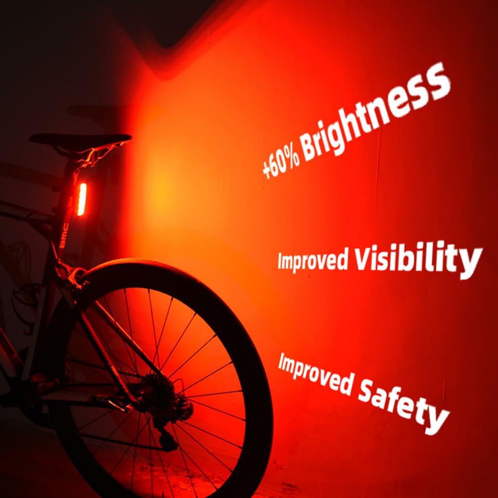 Światło tylne Rower Automatyczny hamulec Tylne światło Night Cycling Smart Sensing MTB Road Bike Seatrest Lamp