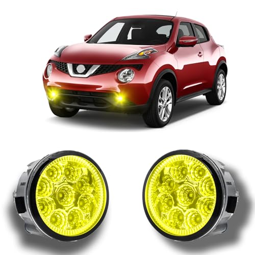 qobsos LED Fog Light For Nissan Juke 2011-2014 Pair 3.5 Inch Round Fog Light...