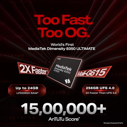 Image of Infinix GT 30 Pro 5G+ (Dark Flare, 12GB RAM, 256GB Storage) | MediaTek D8350 Ultimate | 120FPS BGMI Gaming | Gaming Triggers | 1.5 Million+ AnTuTu | Infinix AI Without Offers