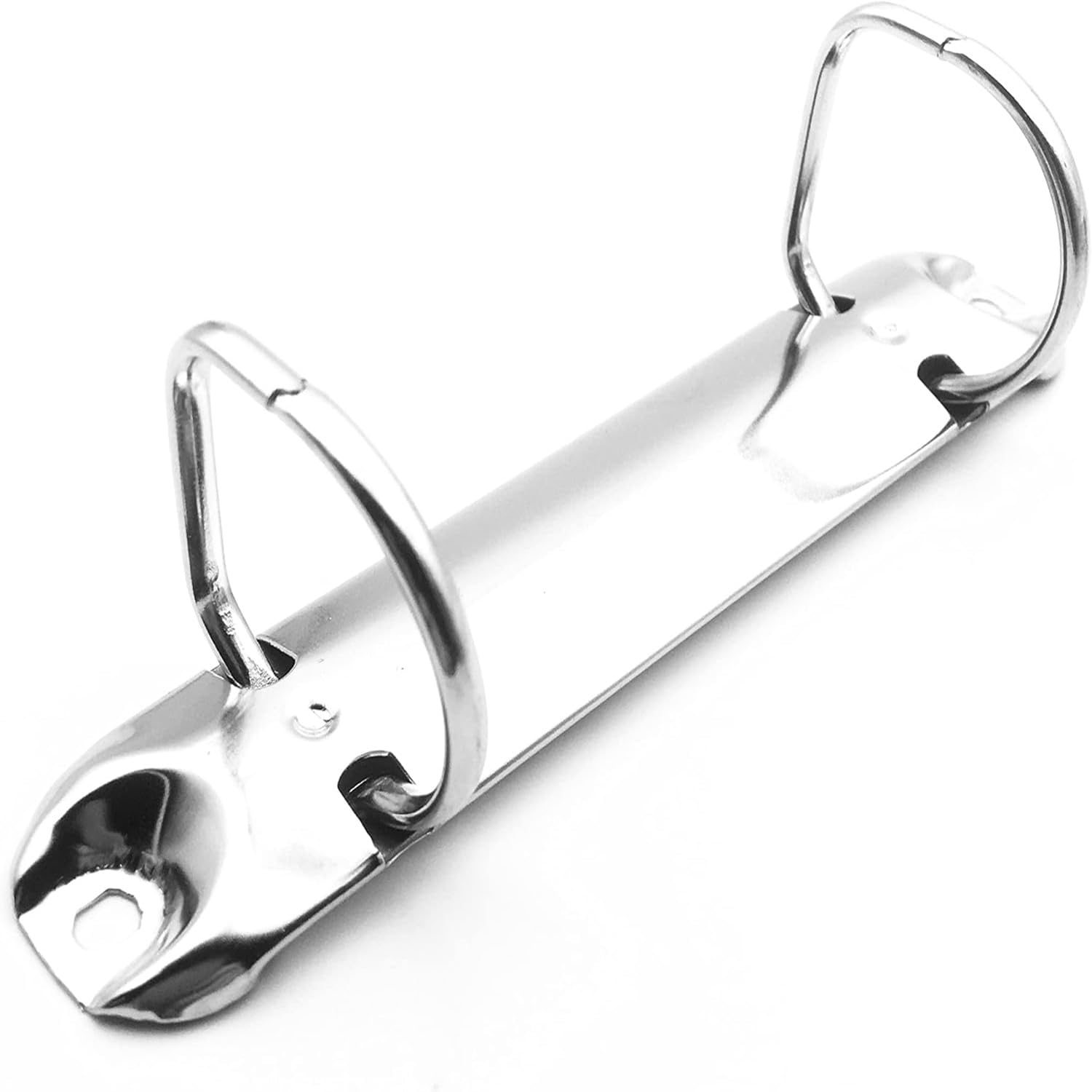 Classeur Petit Anneaux Lot De 5 Mu00e9canismes Avec 2 Anneaux En D, Longueur 123 Mm, Dos Pour Reliure Supu00e9rieure, Kit De Rechange Pour Classeurs U00e0 Anneaux En Mu00e9tal, Pour Chemises Et Accessoires