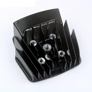 Motorcycle Cylinder Head for AX100 AX 100cc 2-Stroke Engine Parts Black 1111123411, NyZyL123