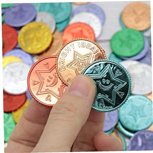Amazon | 金貨のおもちゃ プラスチック色の偽のコインのおもちゃ