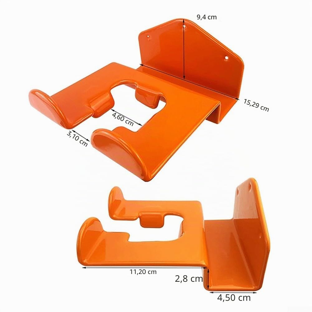 HpLive 2 pezzi supporto da parete per decespugliatore, supporto da parete per decespugliatore, robusto organizer per stoccaggio per garage