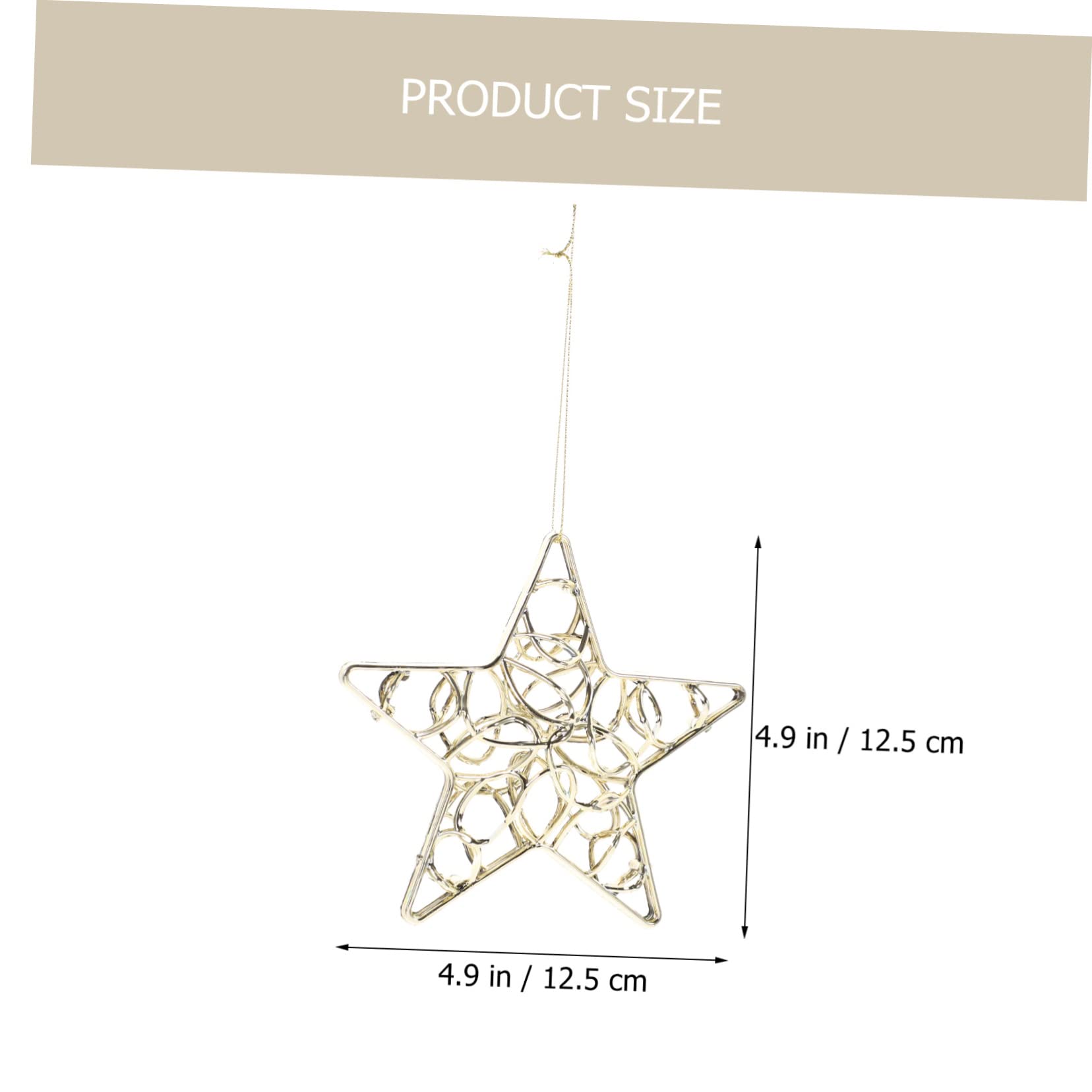 PRETYZOOM STK Weihnachtsschneeflocke-Anhänger Christbaumschmuck Weihnachtsbaum Schneeflocke weihnachtsdeko winterdeko Schneeflocke dekorativer Anhänger Weihnachtsparty-Dekoration Plastik