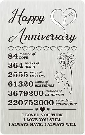 Year Wedding Anniversary Gift For Him For Men 7th Copper Or Wool