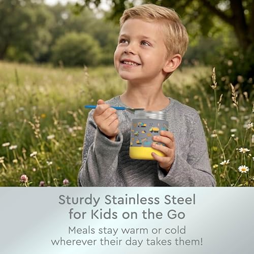 Image of Bentgo Kids Stainless Steel Leak-Proof Food Jar for Hot or Cold Food