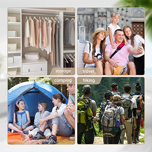 Meowoo Reisorganisator Verpakkingstassen Bagagetassen, 8 stuks Reisverpakkingsblokjes Kubussen voor Koffers, Reizen, Bagage, Organizer (Beige) - Image 7