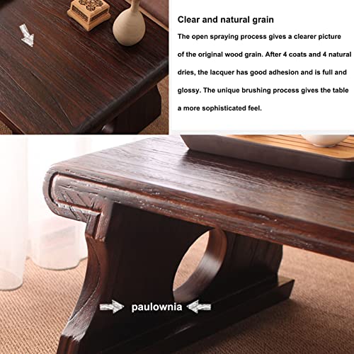 Petite table basse marron 70cm pour optimiser les petits salons - 7