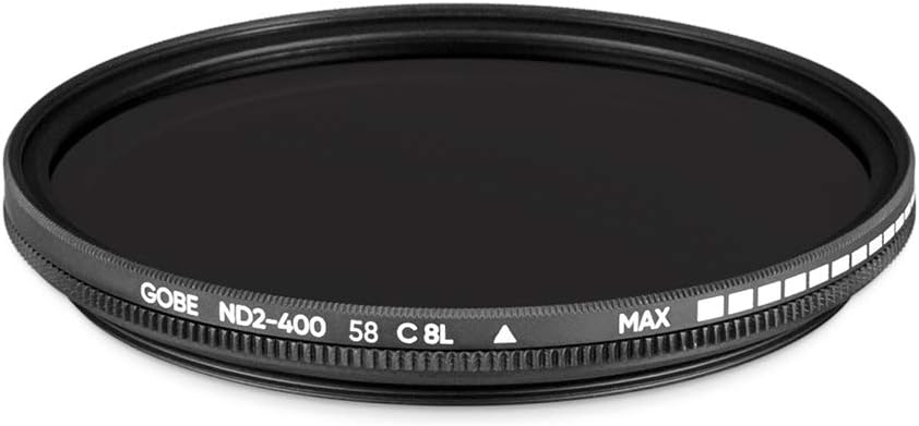 Gobe NDX 58mm Variable ND Lens Filter (1Peak), black - Image 3