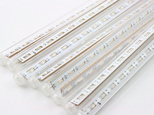 Creative Zone 50Cm-240-Led-Meteor-Shower-Rain-Lights-Waterproof-8-Tubes-String-For-Xmas Cool White #TOP1