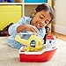 Green Toys Rescue Boat with Helicopter Red, 1 EA