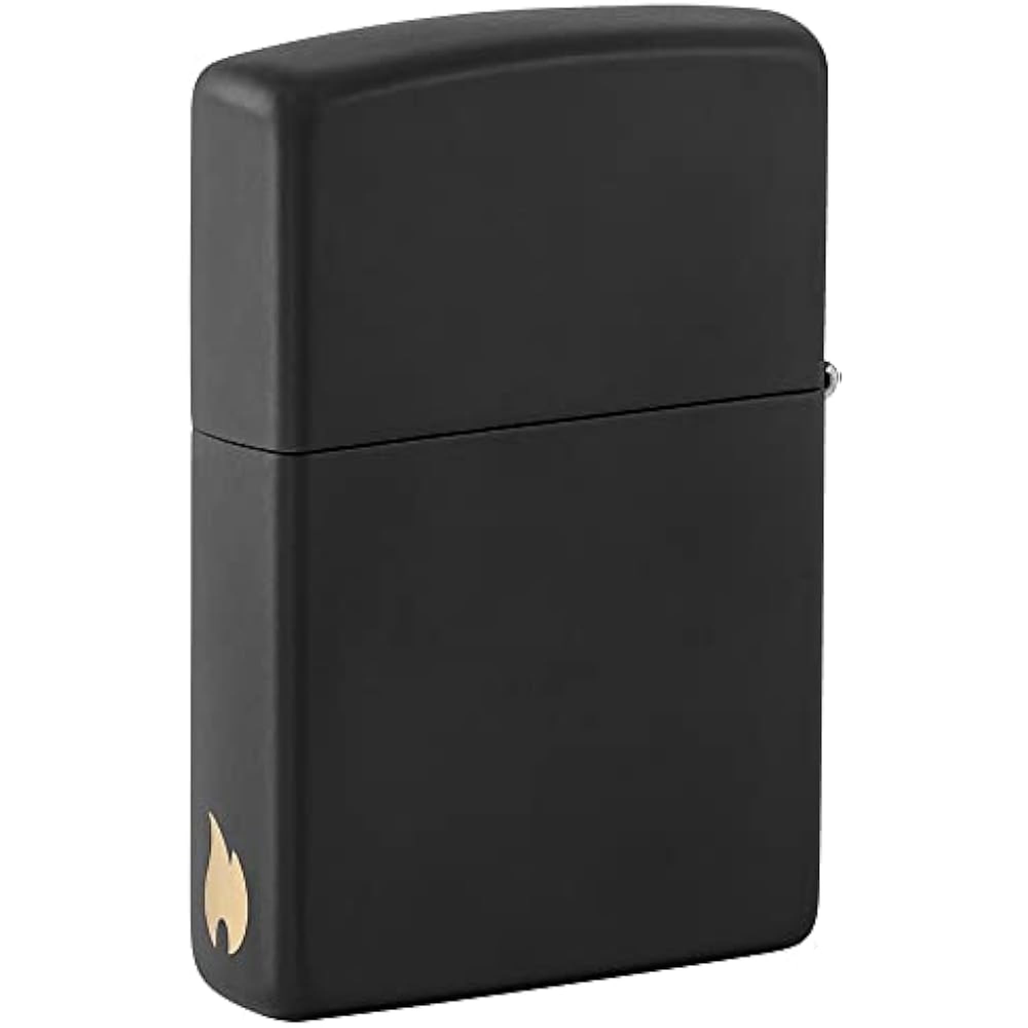 Zippo Sturmfeuerzeug - Black Matte mit seitlicher Flammengravur - Nachfüllbar - Wiederverwendbar - Windfestes Design - Geschenkbox - Made in USA - Amazon Exclusive – Bild 8