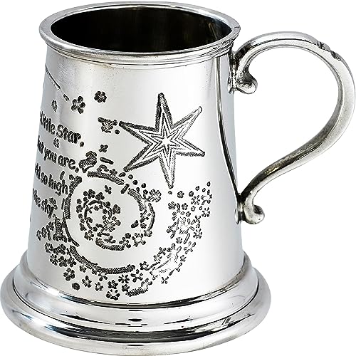 Mug Twinkle Twinkle Little Star étain chope quart de pinte bébé