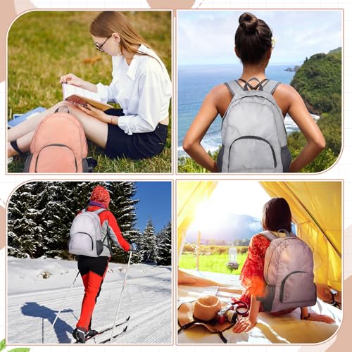Image of Eccliy 50 Pack Backpacks Bulk 17 Inches Back Pack Basic Backpack for Adult Lightweight Outdoor Travel Bookbags(5 Light Color)