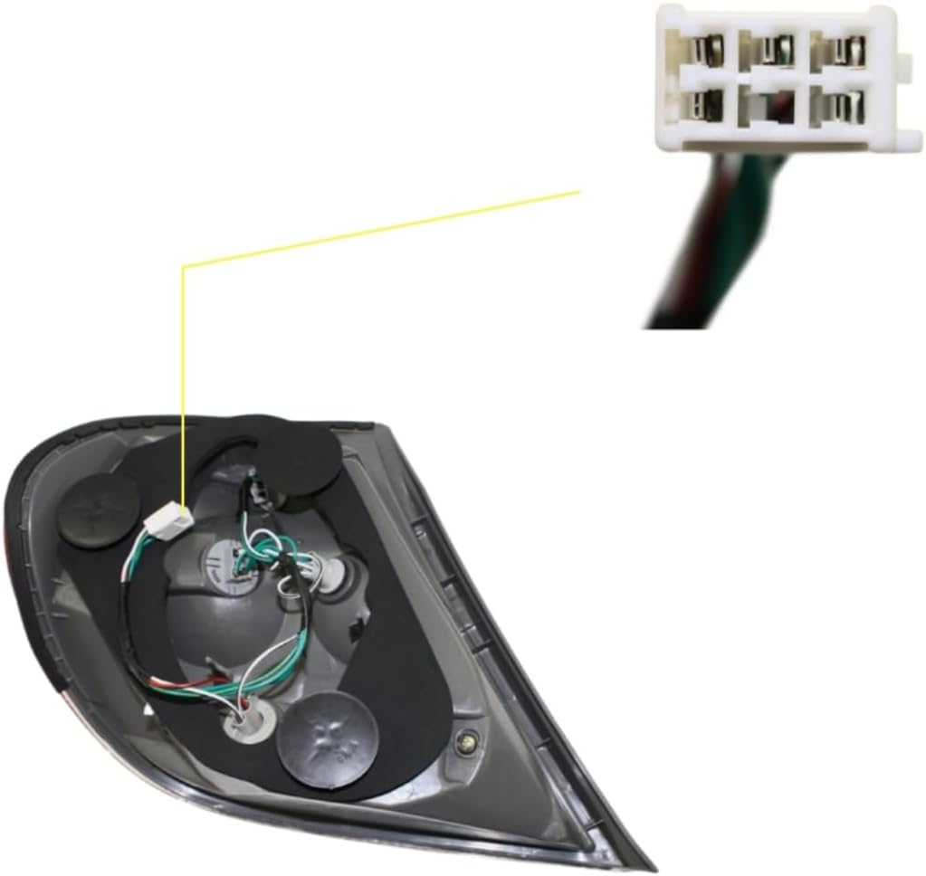 Passenger Side Tail Lights Replacement for Toyota Camry 2005 2006 Rear Right Tail lamps TO2801155 8155006220