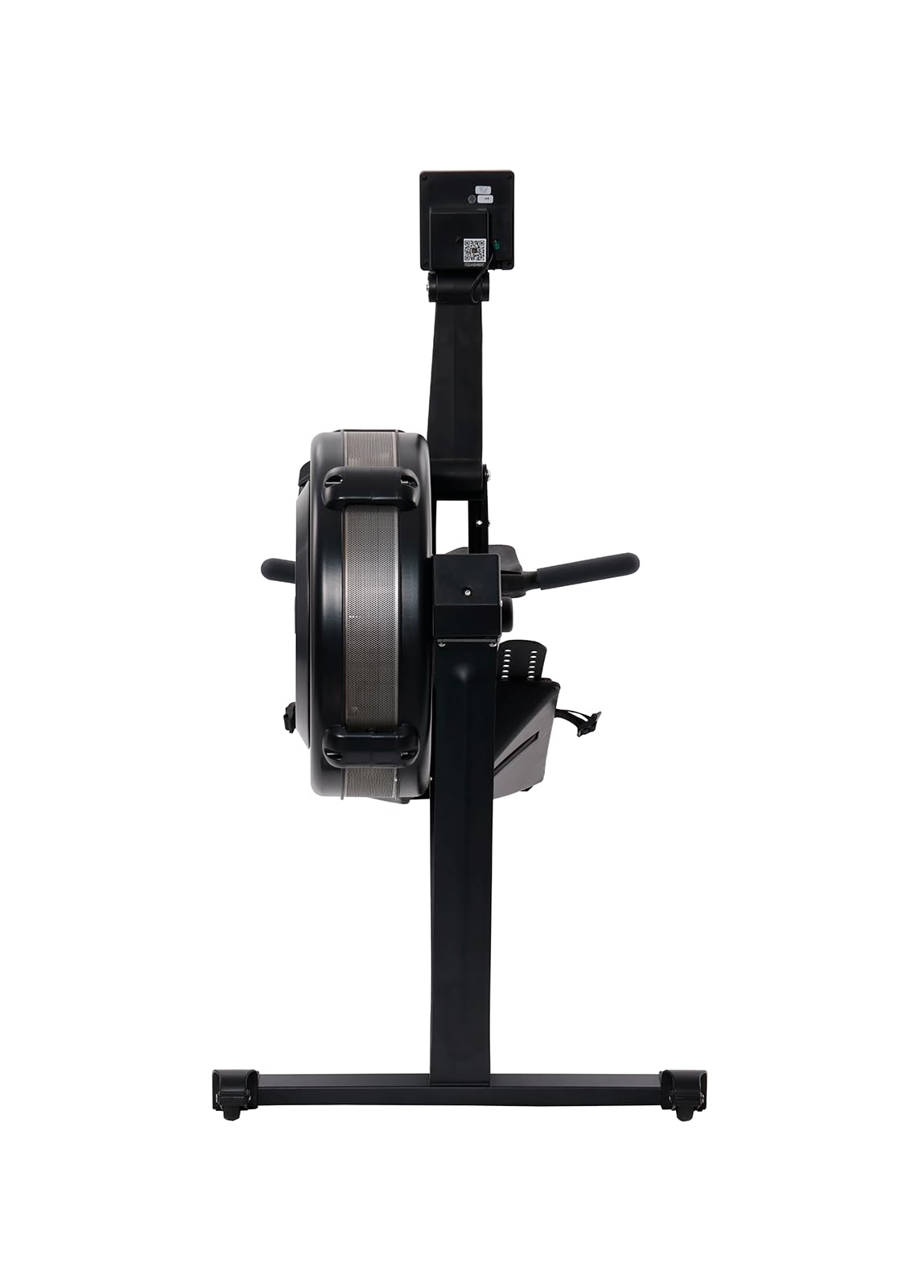 Vogatore ad Aria Pieghevole con Kinomap | Rowing Machine Home Gym con 10 Livelli Resistenza, Display LCD e Trasmissione a Catena