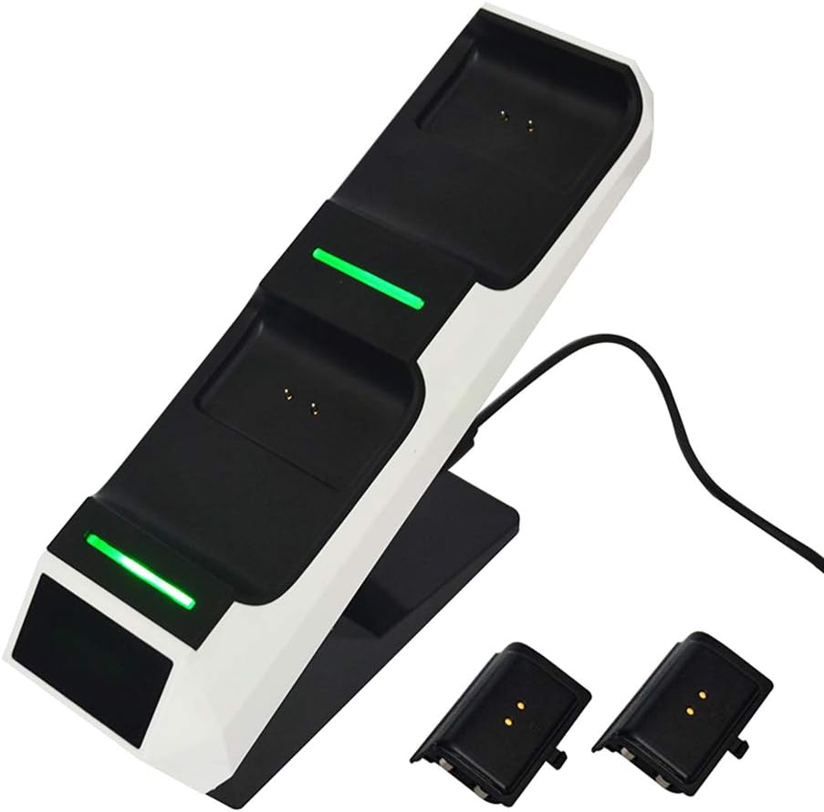 Sara-u Dual Dock Charging Station Handle Controller Charger Dual Charging Dock Stand Station Compatible For -Xbox Series X/S Charging