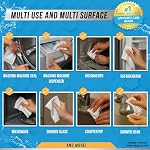 Home Appliance Surface Cleaner Wipes - ACTIVE Heavy Duty Wipe for Cleaning Washing Machine, Dryer Stainless Steel Refrigerator, Glass Cooktop, Microwave, Dishwasher, Counter, Tile - 24 Large Wipes