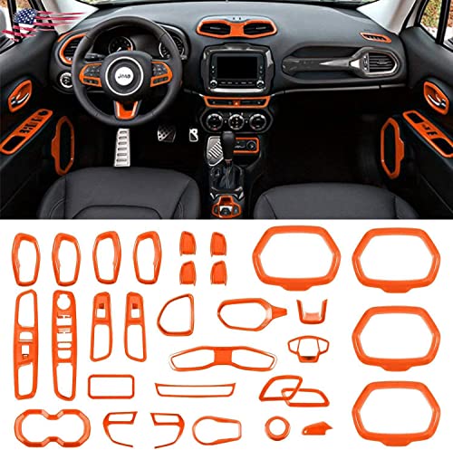31 Piezas Decoración Interior para Jeep Renegade miniatura 2