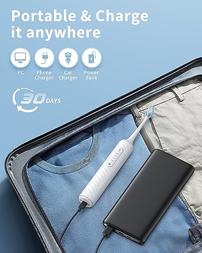 Duolosy YS2-1 Electric Toothbrush With Water Flosser, 3 In 1 Cordless Toothbrush And Water Flosser Combo thumb #6