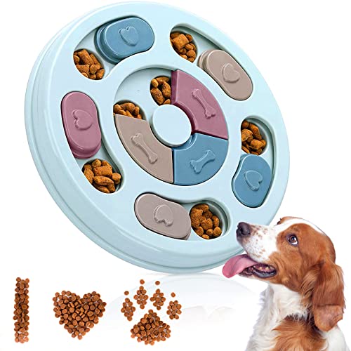 Rongbuk Brinquedos de quebra-cabeça para cães, brinquedo interativo para cães, dispensador de petisc