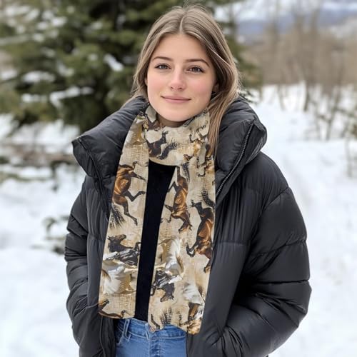 Winter Scarf for Women Men Warm Soft Thick Scarves Fashion Pashmina Shawl Wraps for Party3