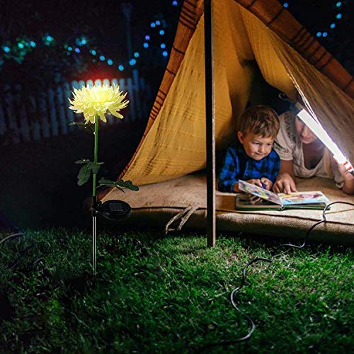 Lampe solaire décorative de fleurs haut de gamme pour aménagement de terrasse