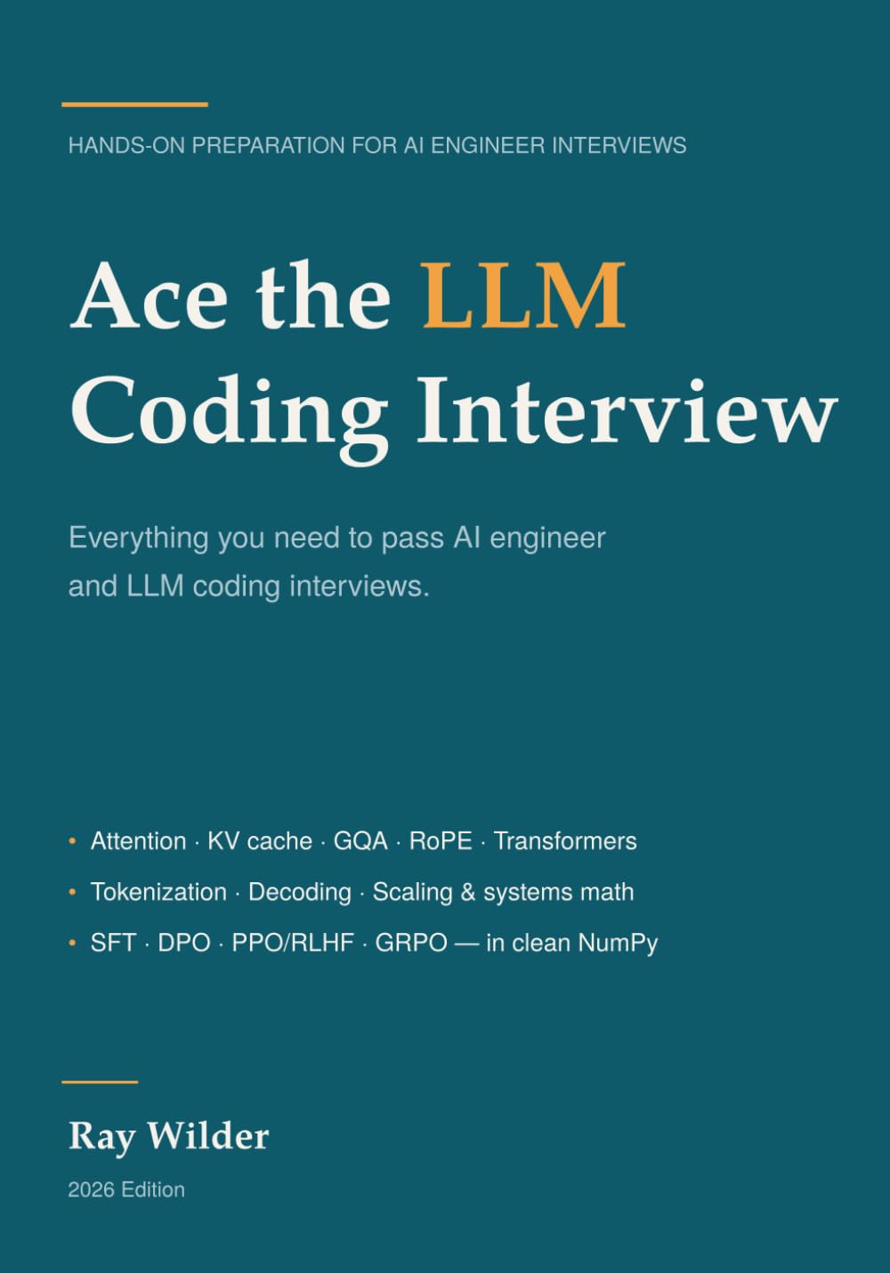 Ace the LLM Coding Interview: Everything You Need to Pass AI Engineer and LLM Coding Interviews