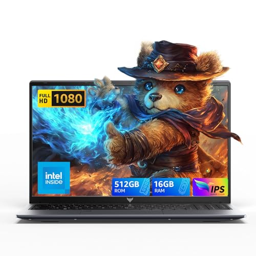 ACEMAGIC 2025 PC Portatile,Alder Lake-N97,16GB RAM 512GB SSD,15,6' FHD (1920x1080) Laptop con Italiano Pellicola Protettiva per Tastiera, Portatili Notebook,PC Portatile in Offerta,HDMI,Ufficio